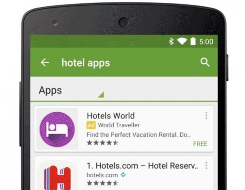 Hasil Pencarian di PlayStore Bakal Disusupi Iklan 1 goole play