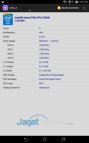 Review ASUS FonePad 8: Tablet Android BayTrail Dual SIM Kencang 3 ASUS Fonepad 8 - CPUZ CPU