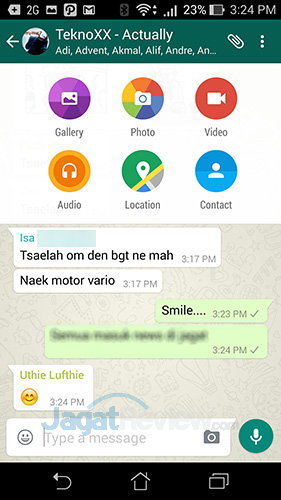 Whatsapp Android Gunakan Material Design 3 Whatsapp MD Attachments