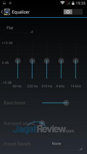 Review ZTE Blade V5: Smartphone TV Android Kencang Murah 8 ZTE Blade V5 - Equalizer