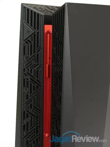 Review ASUS ROG G20AJ: PC Gaming Berbodi Ramping 7 asus rog g20aj front panel 01