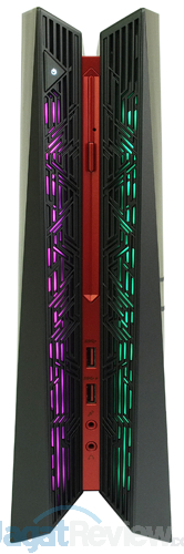 asus rog g20aj front side led on