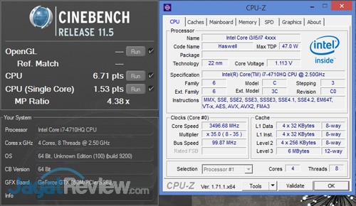 dell inspiron 14 7447 cinebench