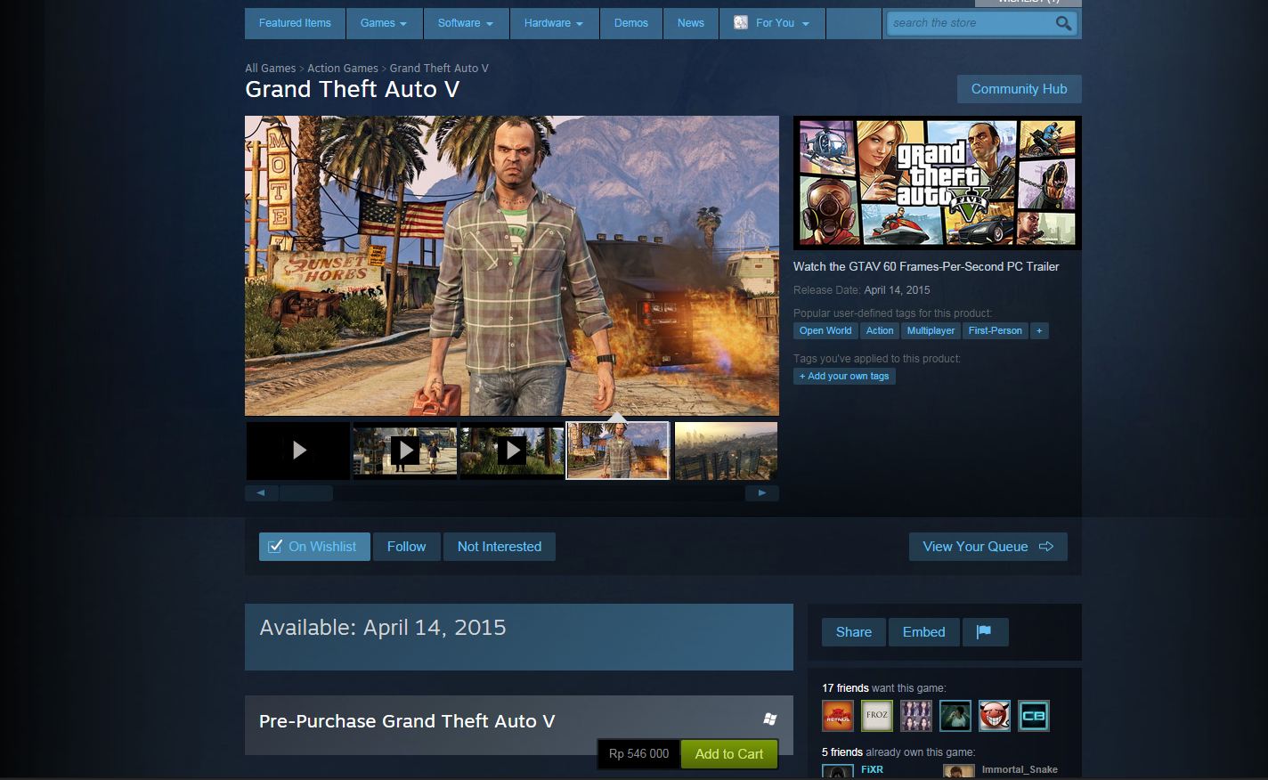 Harga GTA V PC Original di Indonesia 12 gta v pc ori