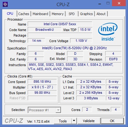 Review Dell Inspiron 14: Broadwell ULV + NVIDIA 2 CPU