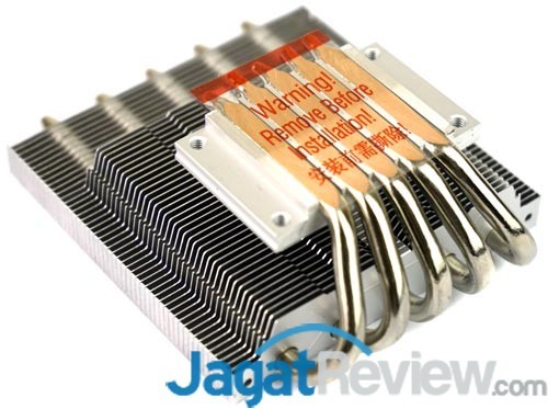 Tampak bawah bagian BASE dan Heat Pipe HSF