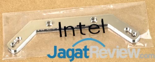Sebuah bracket untuk motherboard Intel