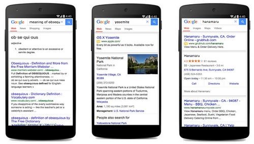 Streamlined search