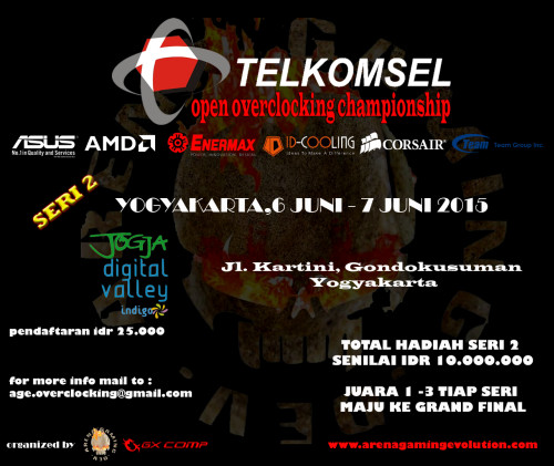Telkomsel Open Overclocking Championship (TOOC) Seri 2 Siap Digelar! 56 TOOCs