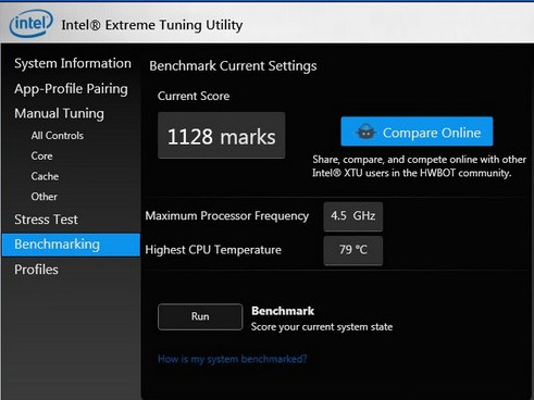 Tips Tuning: Intel XTU Benchmark 16 XTU