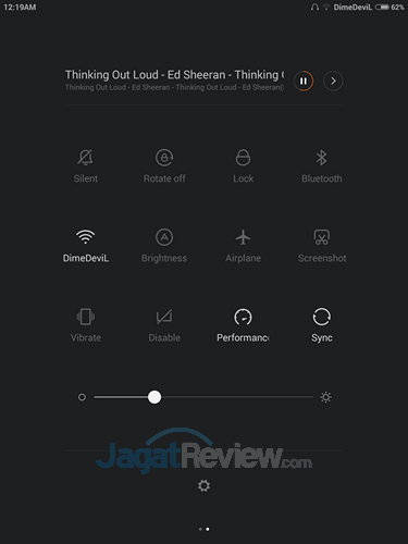 Review Xiaomi Mi Pad: Tablet Android Tegra K1 Kencang! 6 Xiaomi Mi Pad - Quick Setting