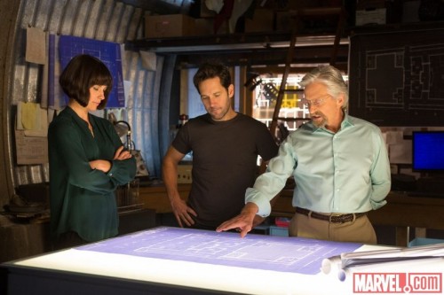 Ant-Man-Movie-Hope-van-Dyne-Evangeline-Lily-Scott-Lang-Paul-Rudd-and-Hank-Pym-Michael-Douglas