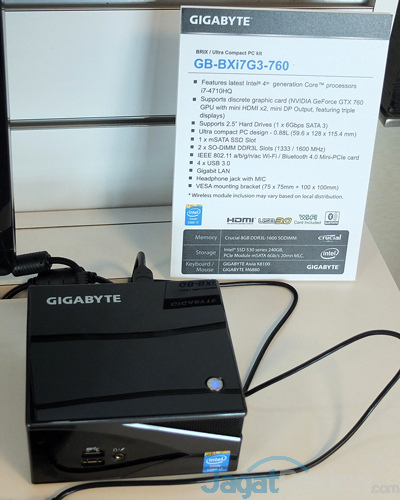 Computex 2015: Jajaran Mini PC Desktop Gigabyte BRiX 6 Computex 2015 Gigabyte BRiX BXi7G3-760
