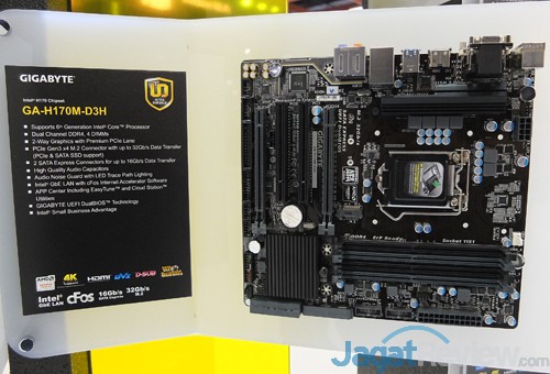 Computex 2015: Lini lengkap Motherboard Gigabyte Ultra Durable Untuk Intel Skylake 6 Computex 2015 Gigabyte H170M D3H