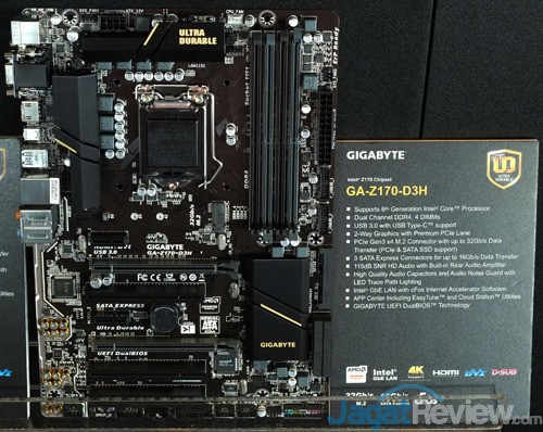 Computex 2015: Lini lengkap Motherboard Gigabyte Ultra Durable Untuk Intel Skylake 12 Computex 2015 Gigabyte Z170 D3H