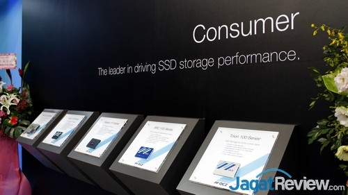 SSD Trion 100 Series beserta beberapa SSD kelas konsumen OCZ yang lain