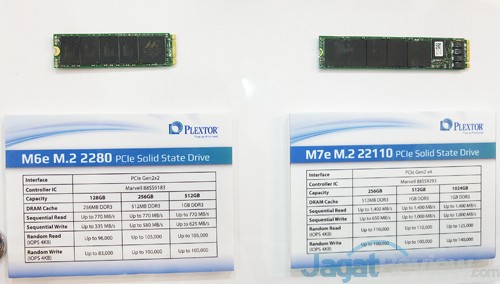 Computex 2015 Booth Raid: Plextor 7 Computex 2015 Plextor M6e M.2 2280 & M7e M.2 22110