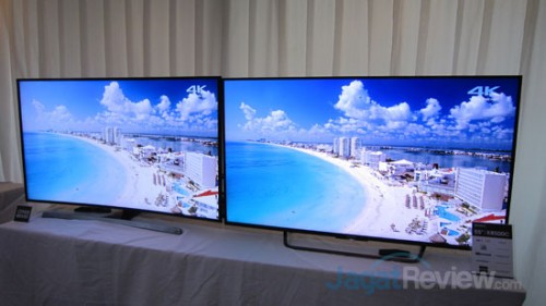 Sony Perkenalkan TV Bravia 4K dengan Desain Paling Tipis di Dunia 2 Sony mencoba memberikan pembanding dengan TV 4K lainnya. Hasilnya cukup jelas, TV Sony Bravia X8500C (kanan) mampu menghasilkan warna jauh lebih baik.