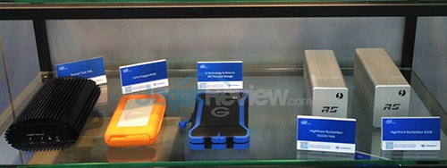 Intel Booth Raid Computex 2015 - Thunderbolt portable storage