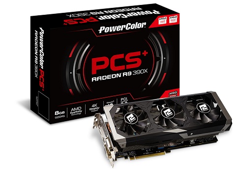 Direct Release: POWERCOLOR PCS+ R9 390X / R9 390 / R9 380 / R7 370 17 PCS R9 390X 8GB GDDR5