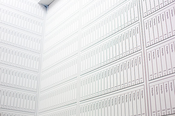 Print Wikipedia by Michael Mandiberg NYC June 18 2015 19