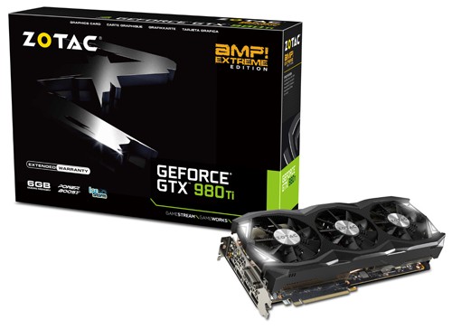 ZOTAC GTX 980 Ti AMP! Extreme 1253 1355 7010