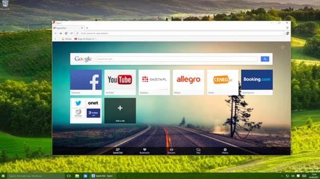 Opera Windows 10