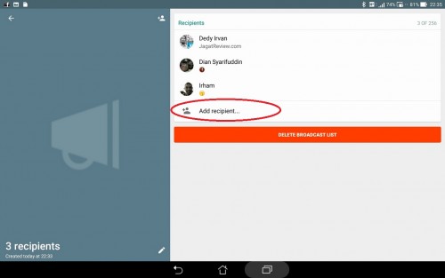 Tips: Mengirim Broadcast Ucapan & Undangan dengan WhatsApp 2 Screenshot_2015-07-14-22-35-03