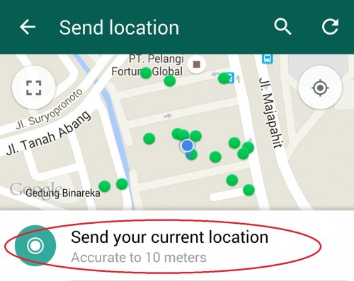 WA Kirim Lokasi GPS 04B