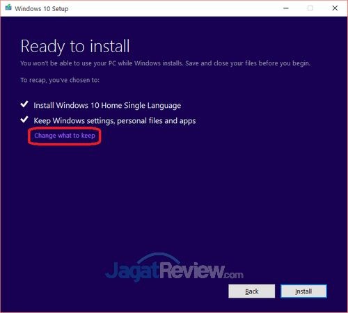 Windows 10 Installation - Ready To Install