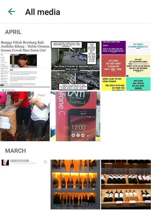 Tips WhatsApp: Melihat Kembali File Media dari Grup 4 grup media-all