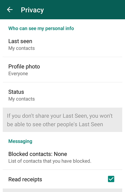 Tips WhatsApp: Atur Privasi 5 privacy (2)