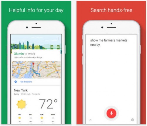 Update Terbaru Aplikasi Google di iOS Dengan Fitur ’OK Google’ 1 1