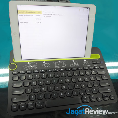 Logitech Keyboard K480, Satu Keyboard untuk Smartphone, PC dan Tablet 3 2