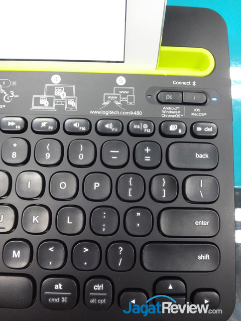 Logitech Keyboard K480, Satu Keyboard untuk Smartphone, PC dan Tablet 5 5