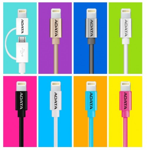 Direct Release: ADATA Launches Stylish and Versatile Sync & Charge Lightning Cables 1 ADATA Sync & Charge Lightning Cables