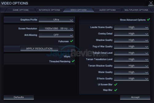 Review Notebook Gaming: HP Omen 15-5117TX 56 Civilization Beyond Earth Setting