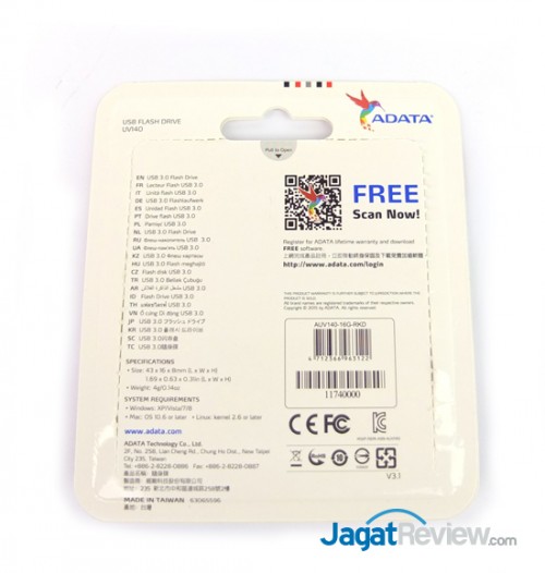 Review ADATA UV140 16GB Flash Drive USB 3.0 6 DSCF9949