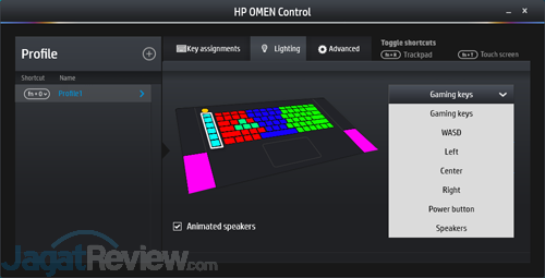 HP Omen 15-5117TX HP Omen Control - Lighting 02