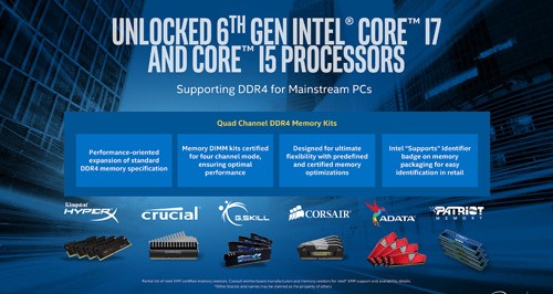 Intel Skylake Memory