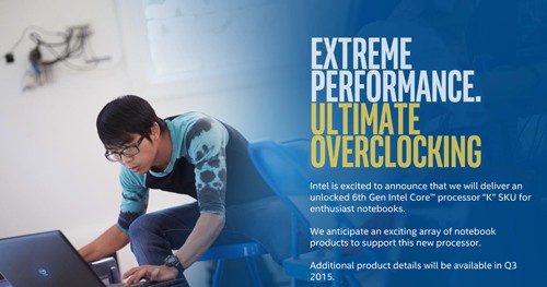 Intel Skylake Processor Overclocking Notebook