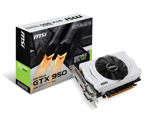 MSI GTX 950 OC 1076 1253 6610