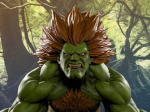 Takuti Tikus di Rumahmu dengan Statue Blanka Sebesar 43 Centimeter 11 PCS Street Fighter Blanka Statue Featured