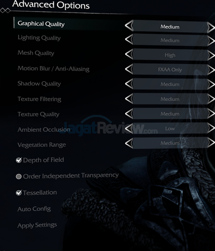Shadow Of Mordor Setting Medium