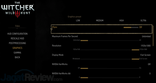 The Witcher 3 Setting Graphics Medium 01