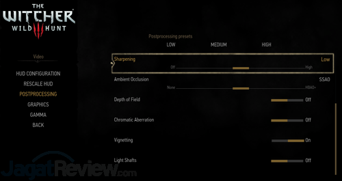 The Witcher 3 Setting Postprocessing Medium 02