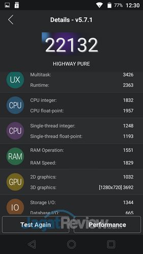 Preview Kinerja Smartphone Android Wiko Highway Pure 5 Wiko Highway Pure Preview - Antutu