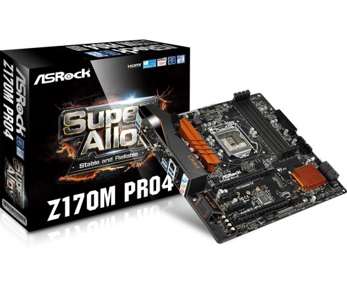 Parade Motherboard Z170 untuk Intel Skylake 8 Z170M Pro4