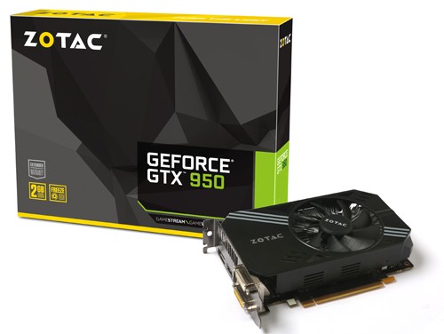 ZOTAC GTX 950 1089 1266 6610