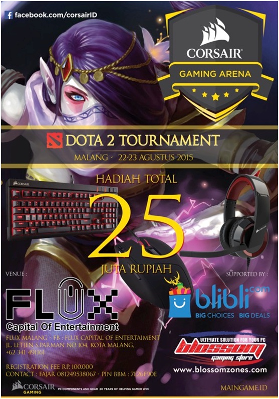 Direct Release: Corsair Gaming Arena DOTA 2 Tournament Siap Digelar Di Malang 3 corsair